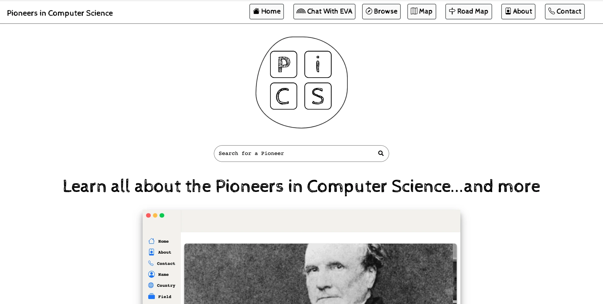 Pioneers in Computer Science - Dissertation Project